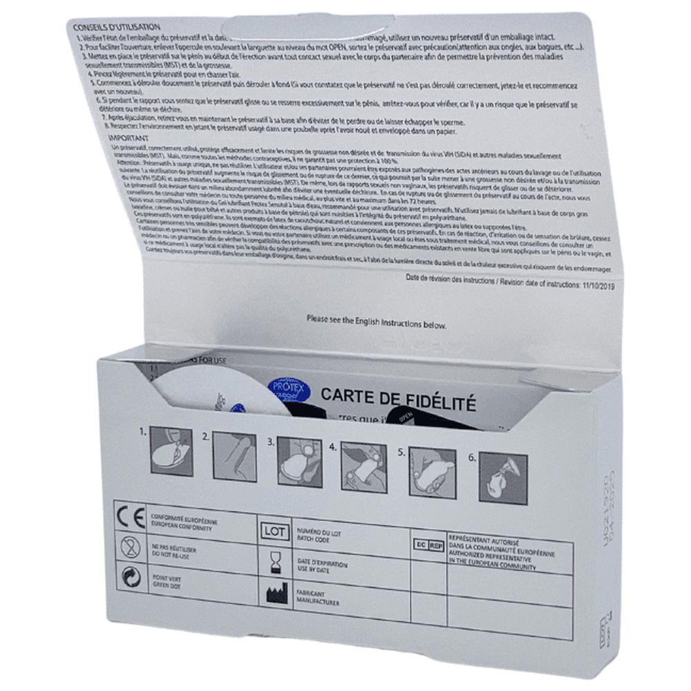 Protex - Original Condoms 0.02 - 6 Pcs