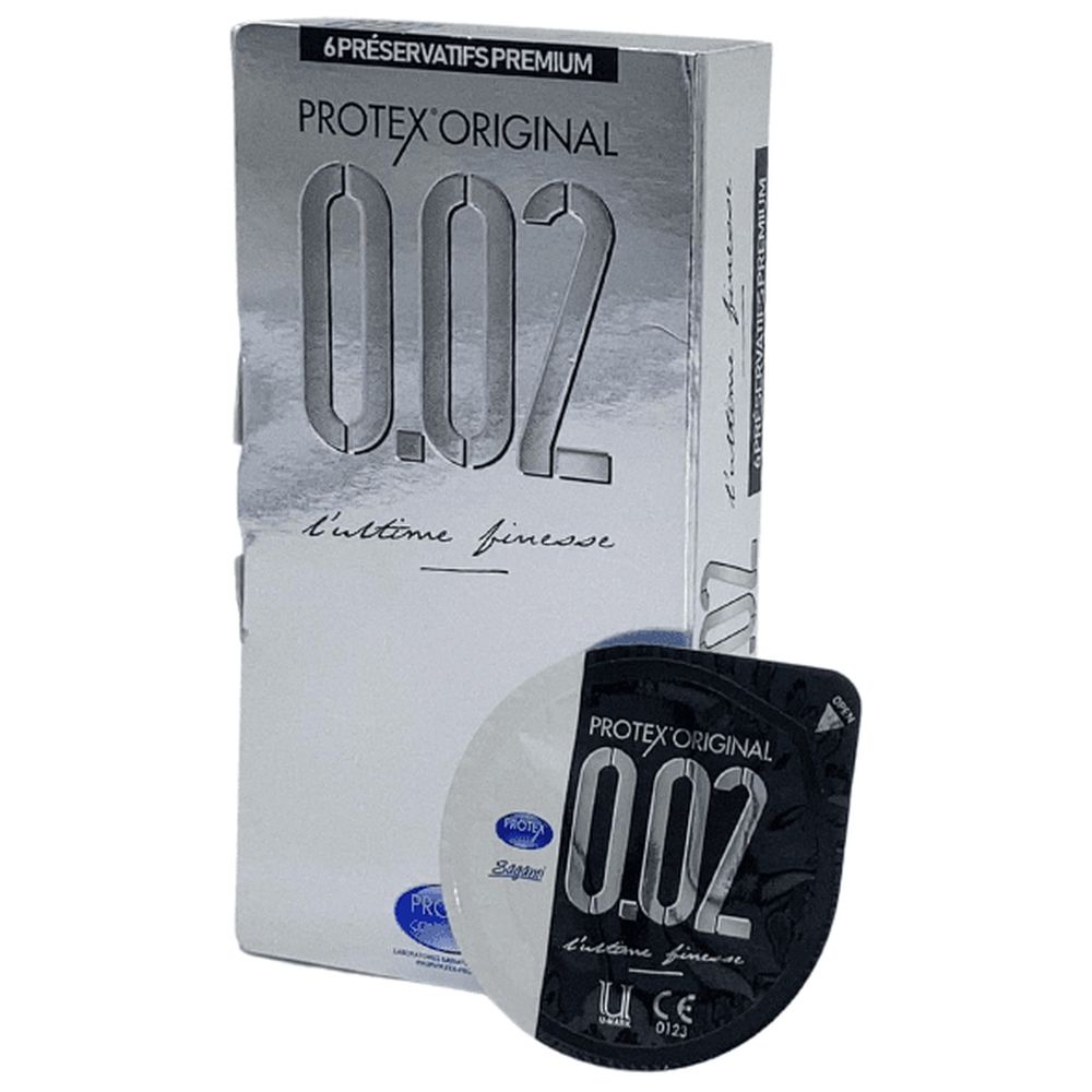 Protex - Original Condoms 0.02 - 6 Pcs