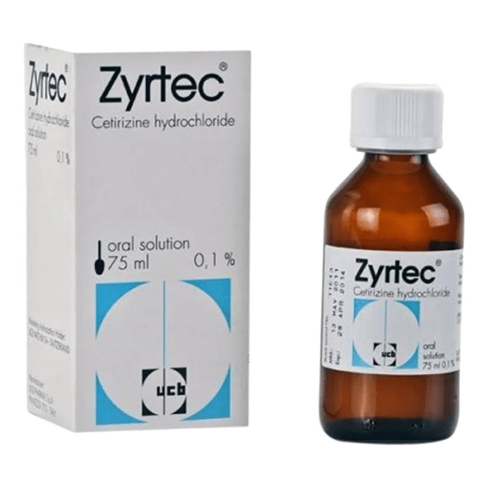 يو سي بي فارما - محلول زيرتيك الفموي - 75 مل