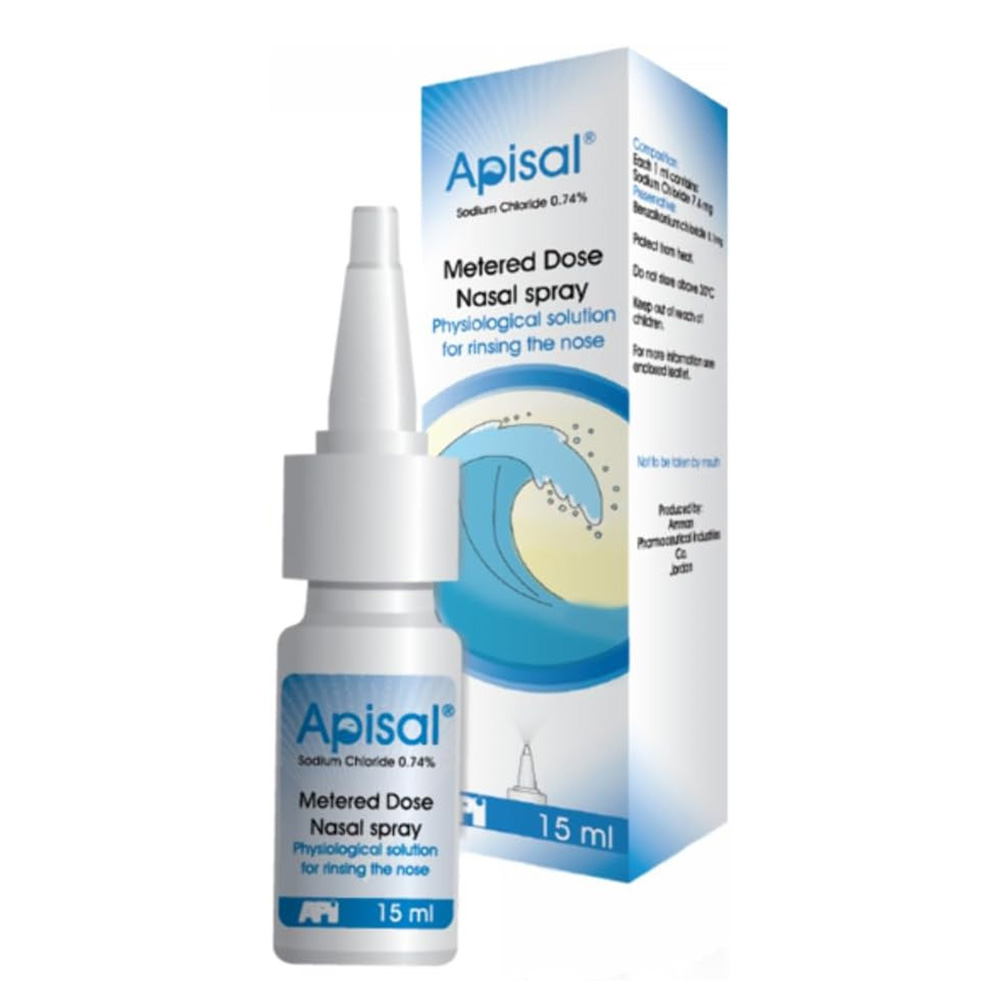 شركة أمان فارما - بخاخ أنفي بجرعات محددة من أبيسال - 15 مل