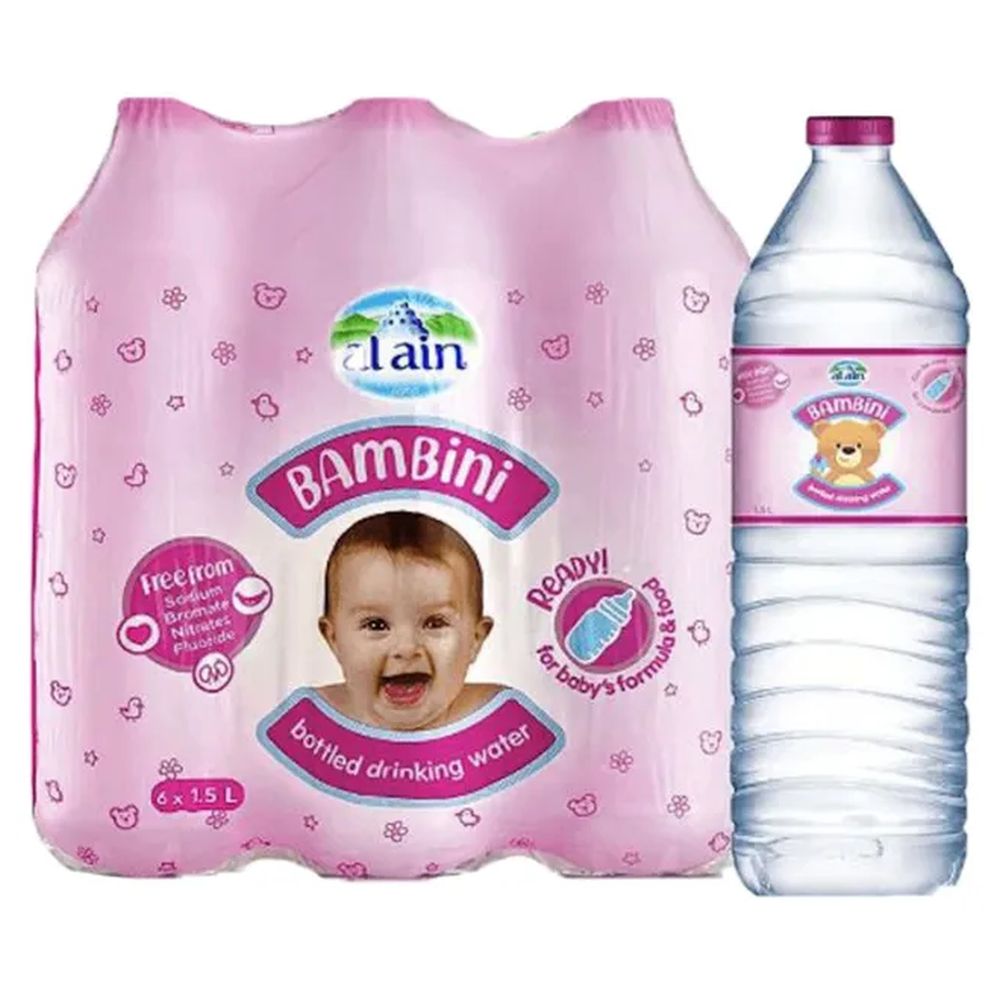 Al Ain Bambini Baby Water 6x1.5L Special Offer