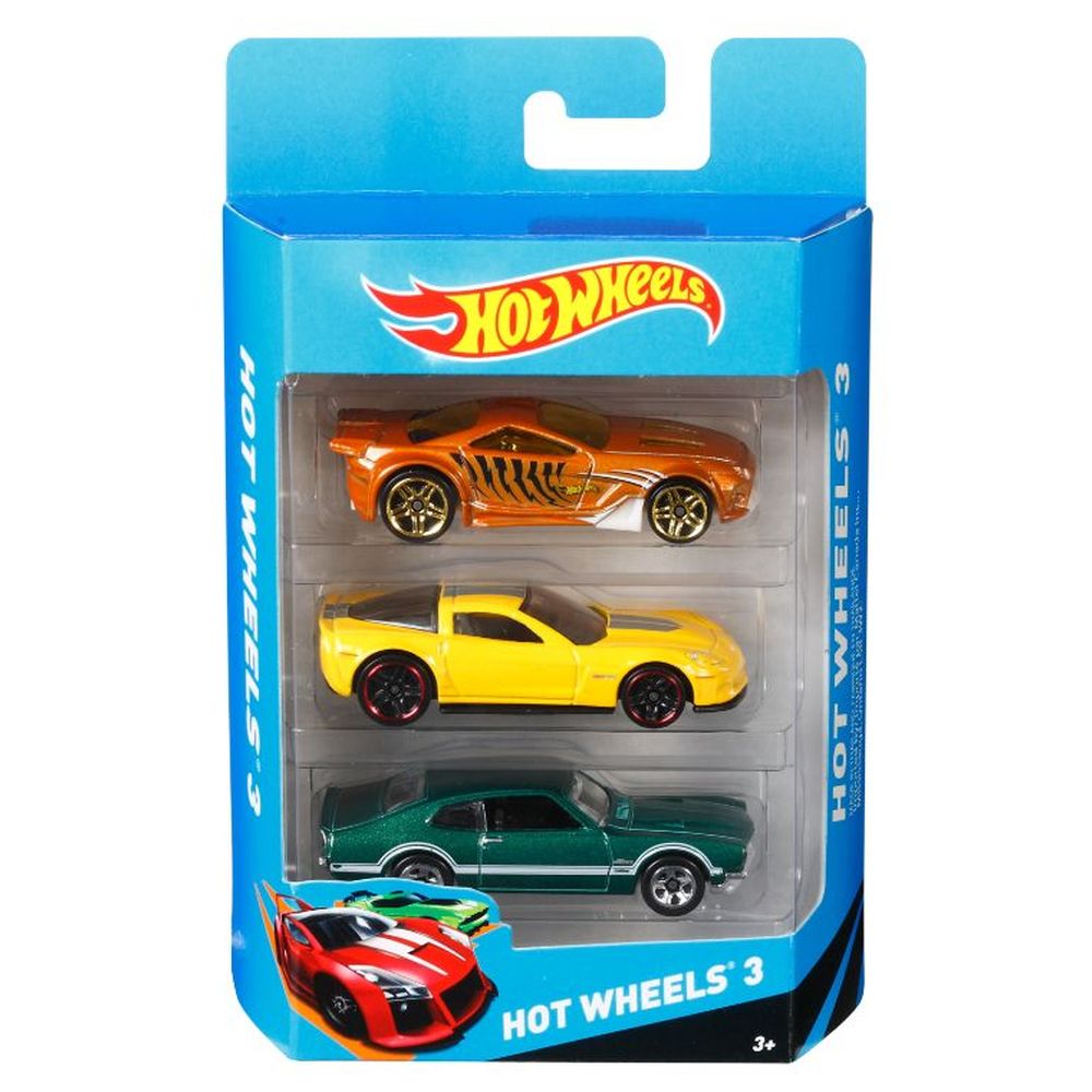 Hot Wheels Basic Cars 3 Pack - Assorted