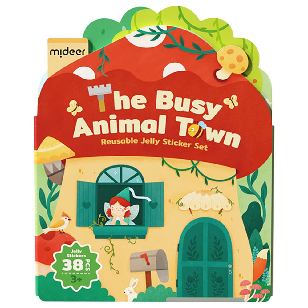Mideer - Reusable Stickers - Animal Town
