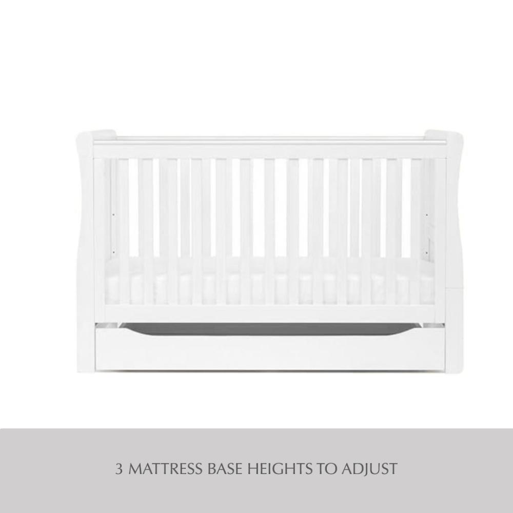 Bumble & Bird - Sully 4-in-1 Convertible Crib with Drawer - White