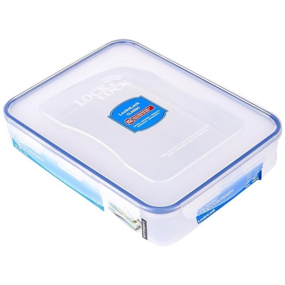 LocknLock - Rectangular Food Container - 2.7L - Clear