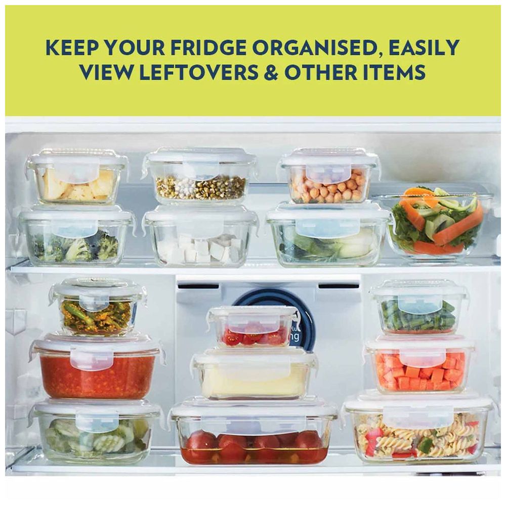 Borosil - Klip-N-Store Rectangular Glass Container - 1.52 L