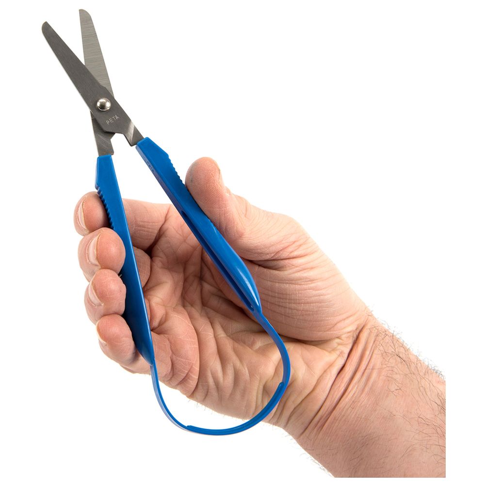 TTS - Lightweight Easi Grip Right Handed Scissors - Blue