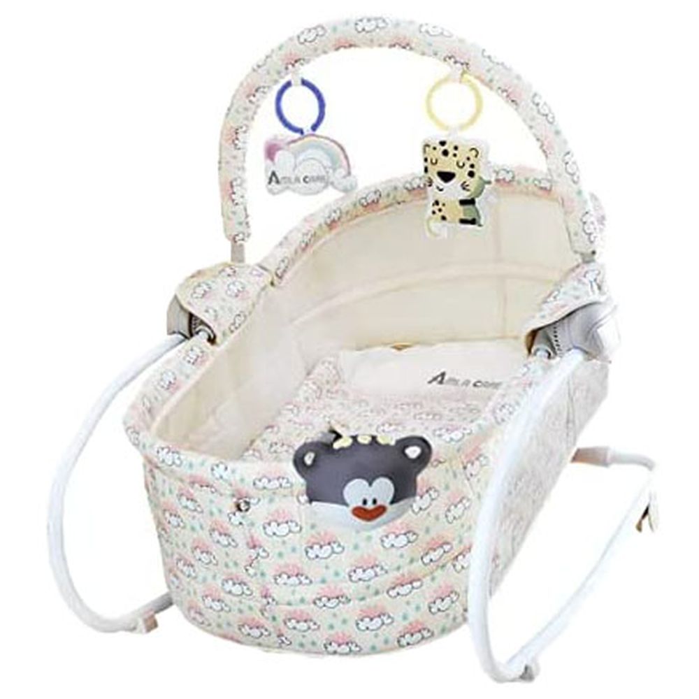 أملا كير - سرير هزاز - كريمي