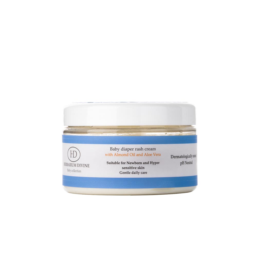 Herbarium Divine - Baby Diaper Rash Cream with Almond Oil & Aloe Vera