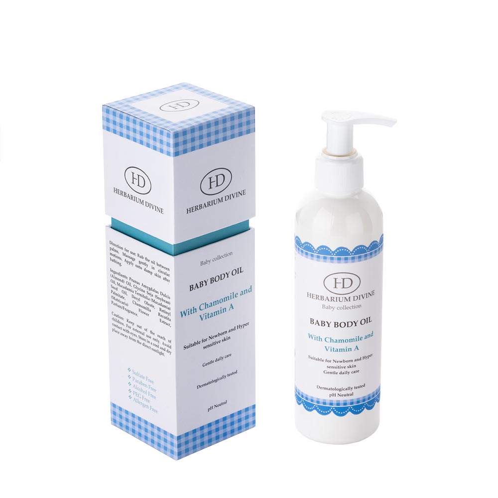 Herbarium Divine - Baby Body Oil with Chamomile & Vitamin A