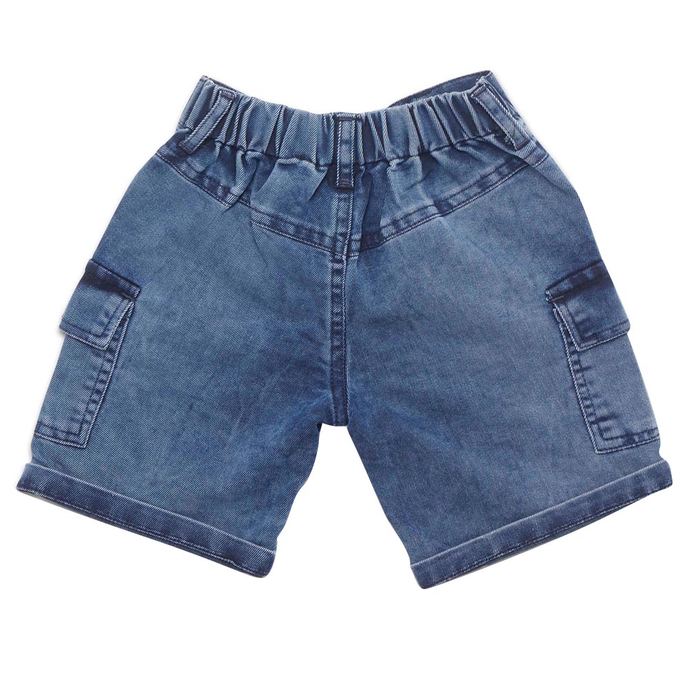 Little Kangaroos - Boy Semi Elastic Shorts - Light Blue