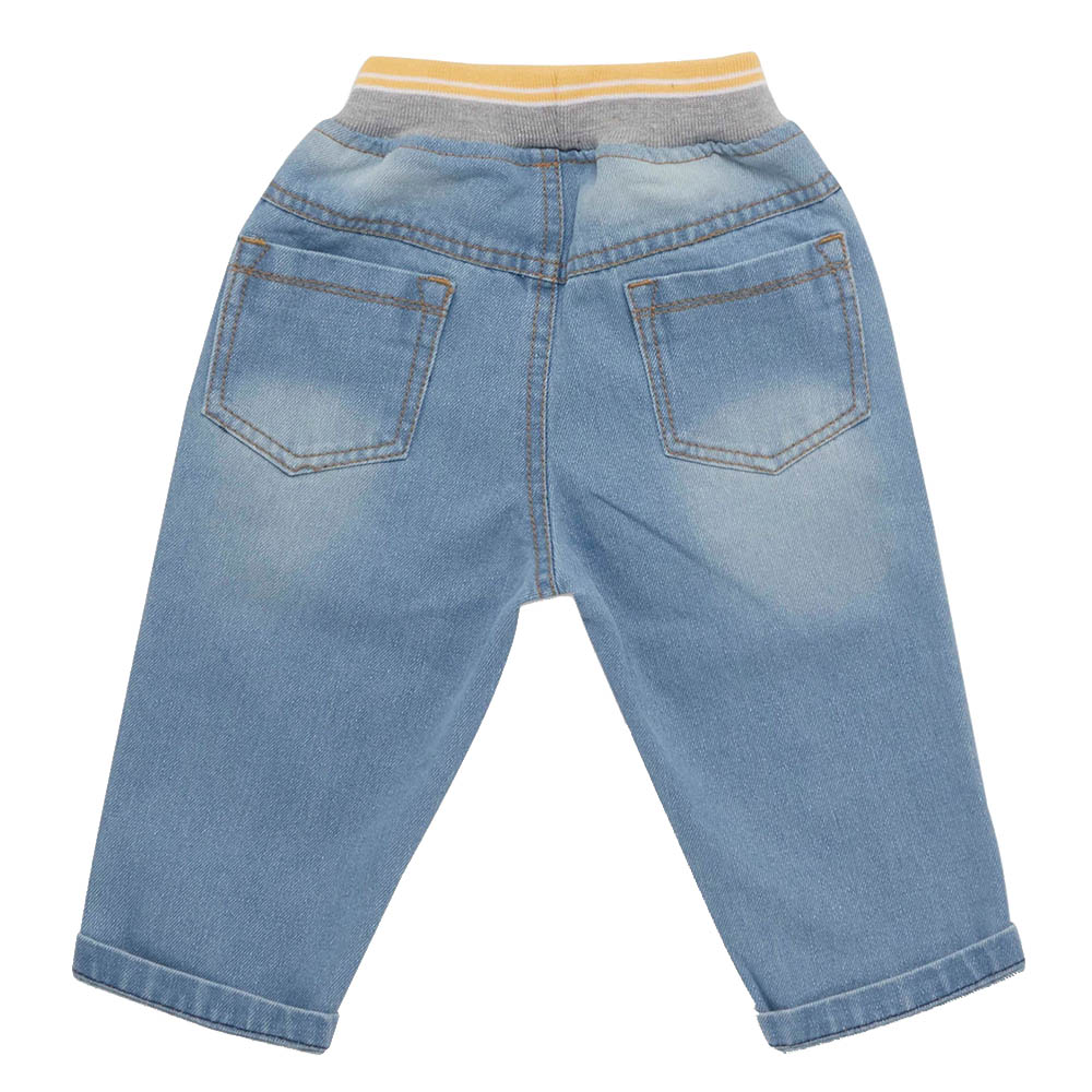 Little Kangaroos - Baby Boy Fully Elasticated Denim Jeans - Blue