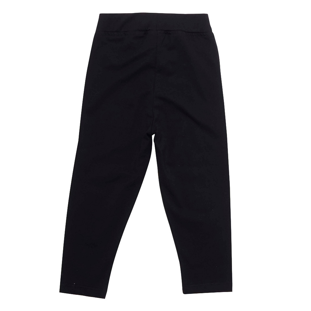 Little Kangaroos - Girl Plain Elasticated Leggings - Black