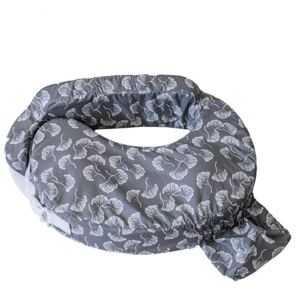 My Brest Friend - Original Nursing Pillow - Flowing Fans Gray