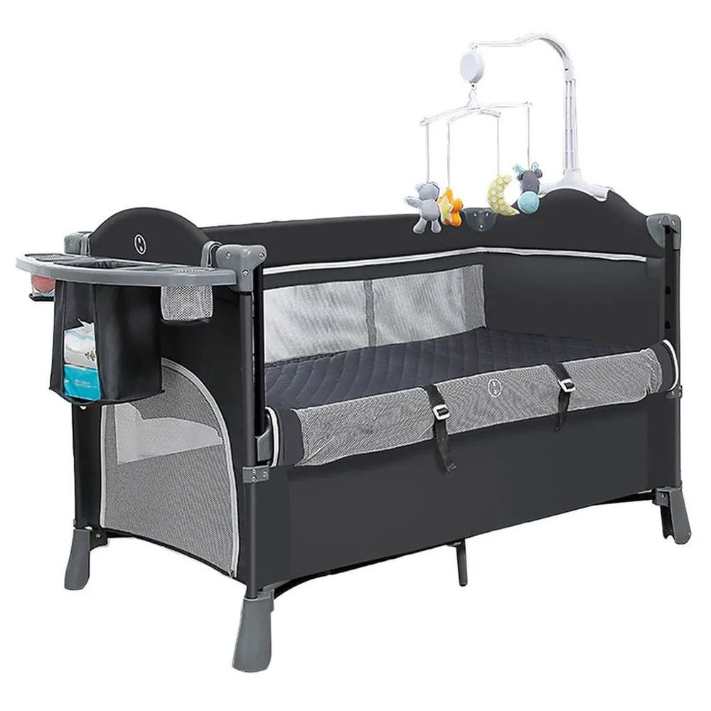 Teknum - 4-in-1 Baby Co-Sleeper Bassinet & Playpen - Grey