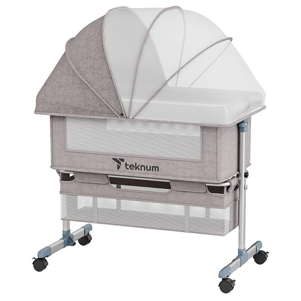 Teknum Bedside Crib - Beige