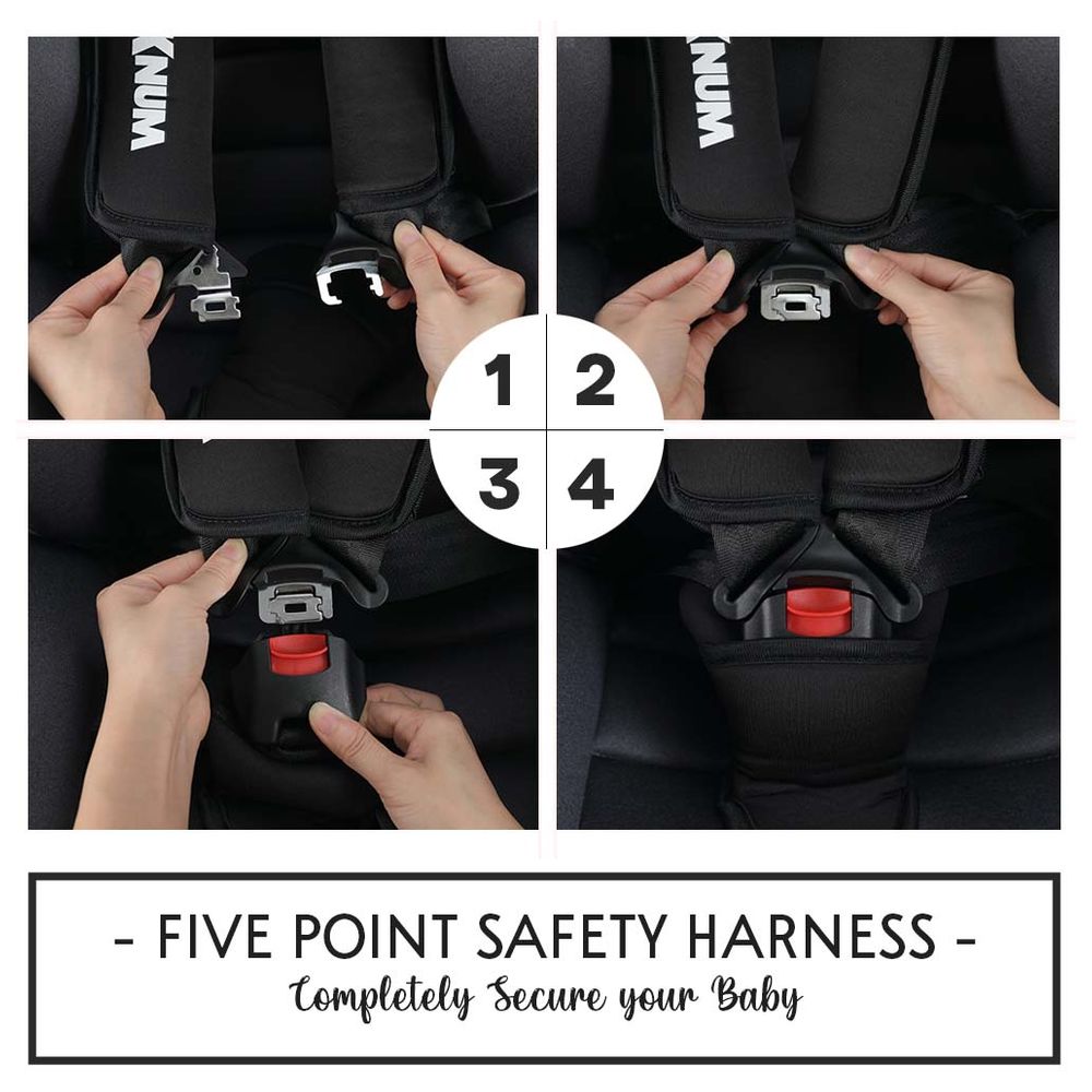 Teknum - Nova Car Seat Group 1/2/3 - Black