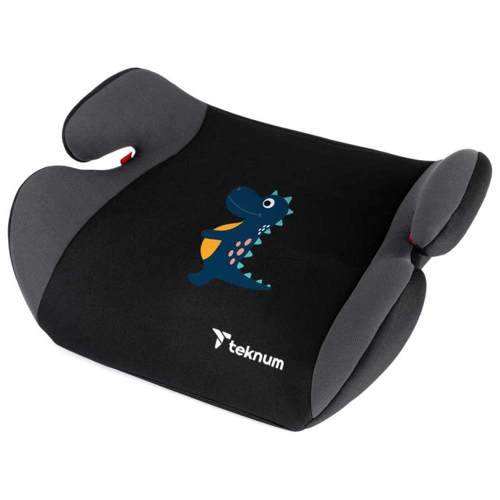 Teknum Happy Dinosaur Car Seat Booster - Grey
