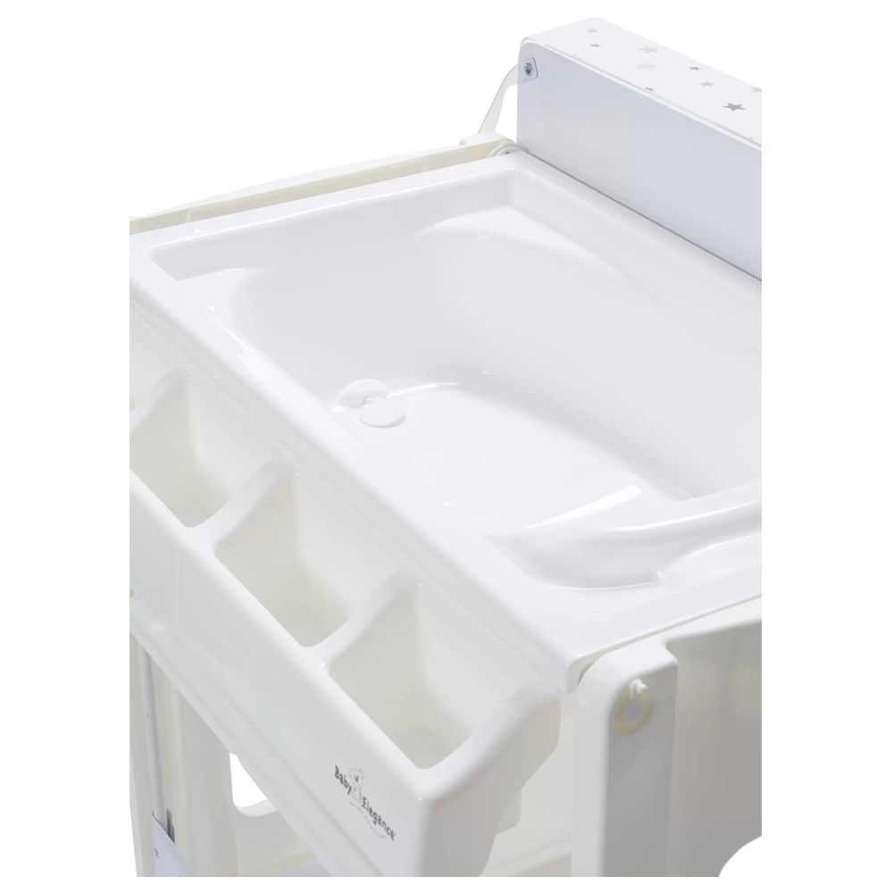 Baby Elegance Bath Changing Unit - Grey Star (Exclusive)