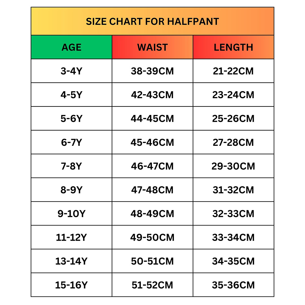 Zebra Crossing - 3pc-Set - Girl's Half Pants - White