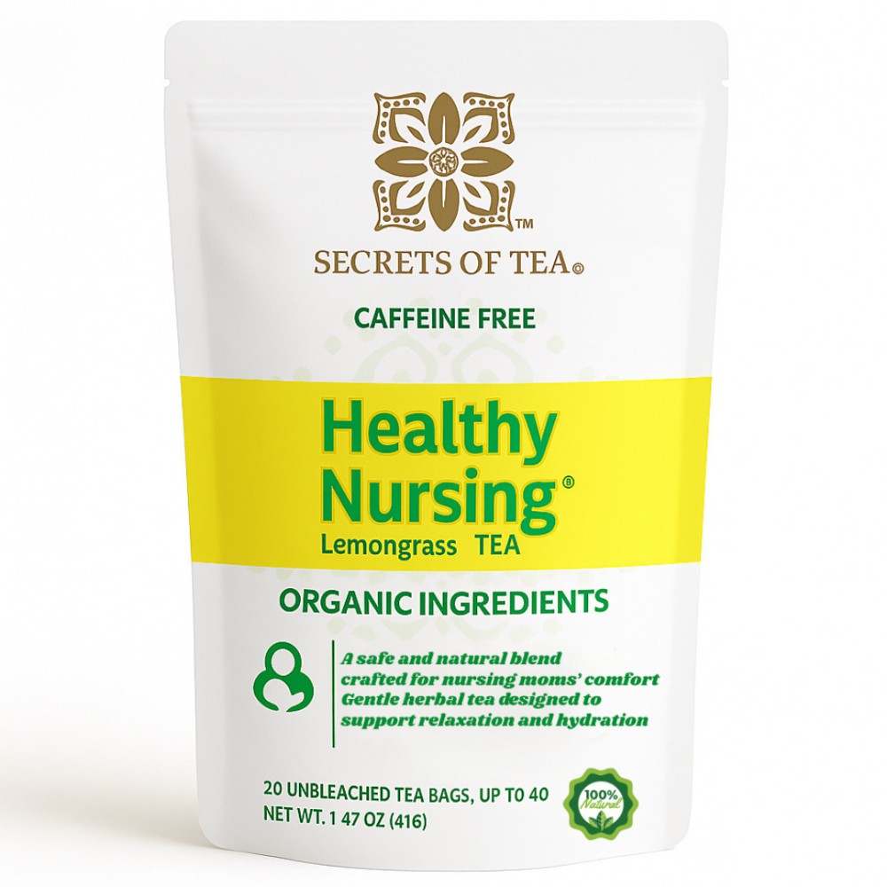 Secrets Of Tea - Healthy Nursing Lactation Tea - Lemongrass