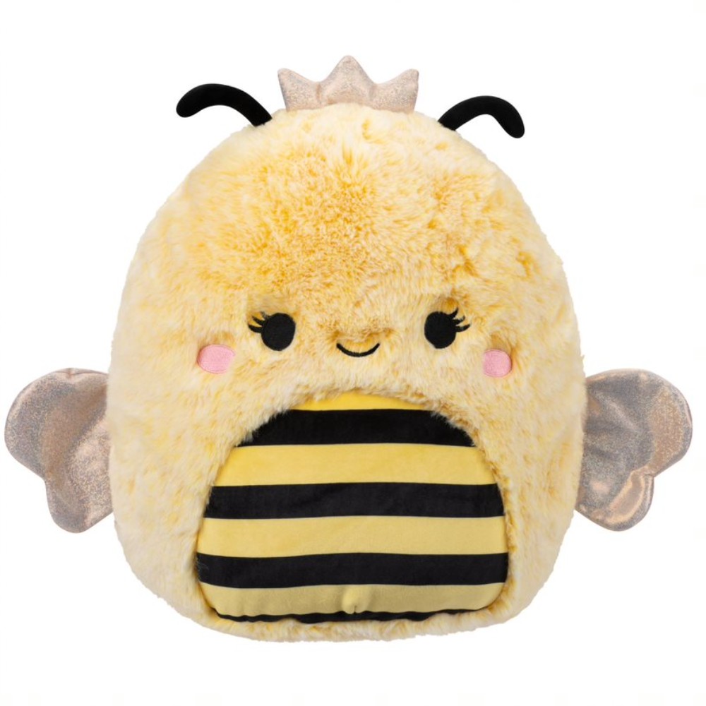 Squishmallows - Sunny Bee Fuzzamallow Plush Toy - YelloWithBlack - 12-Inch
