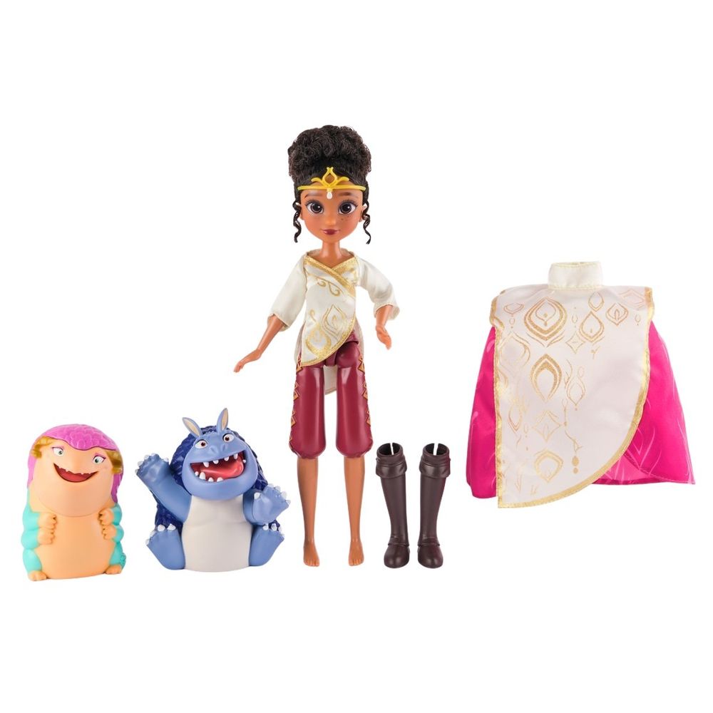 سبيلباوند - دمية الازياء إليان مع الوحوش - 7 قطع