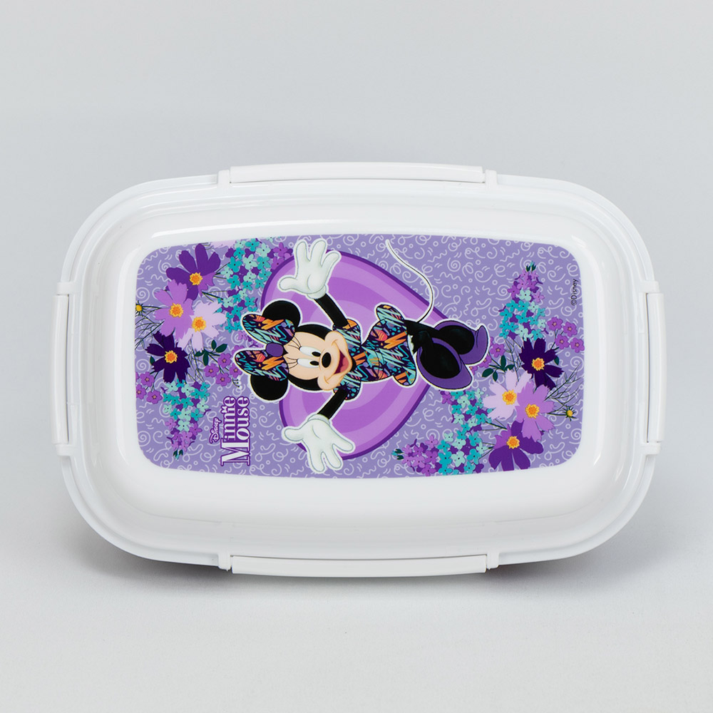 ميني ماوس - صندوق غداء 4 أقسام - بنفسجي