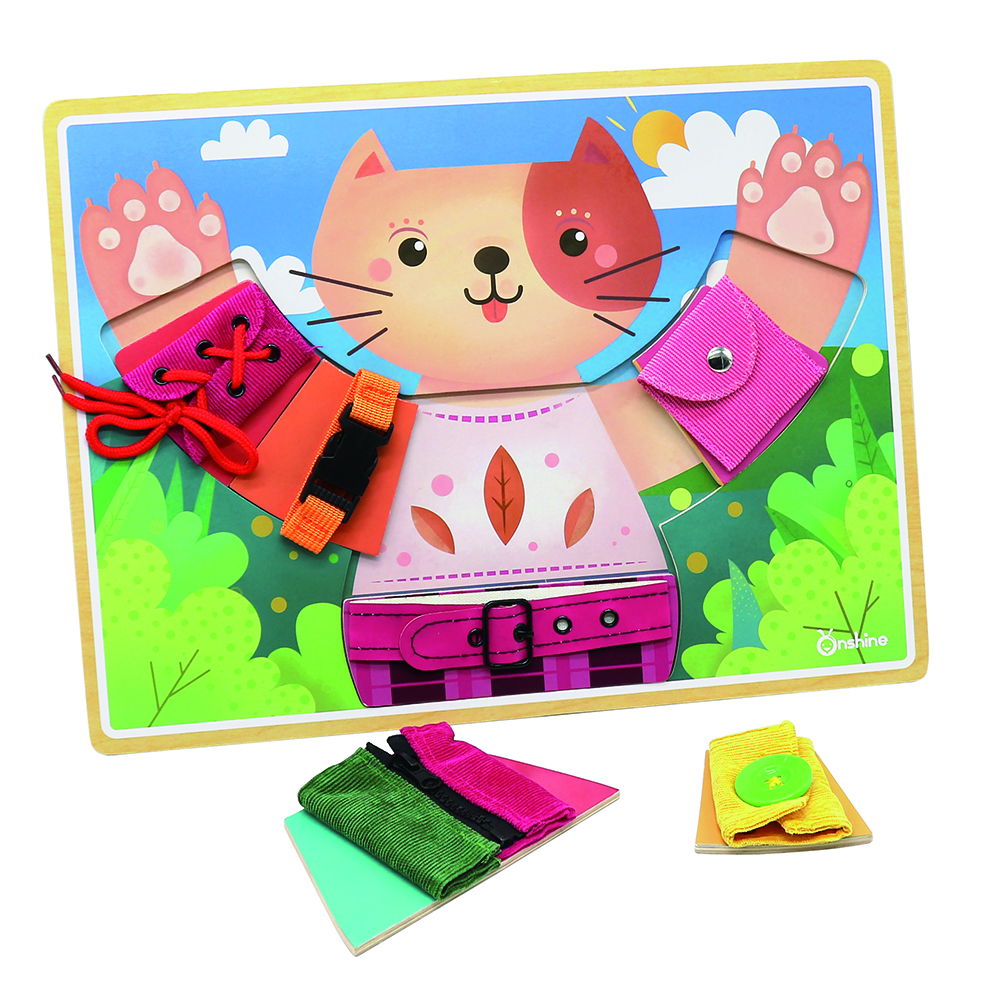 Andreu Toys - Basic Skills Board Little Cat Dress