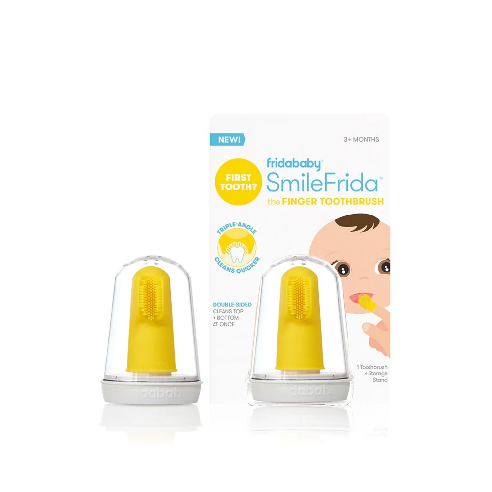 Fridababy - SmileFrida 2-Sided Finger Toothbrush BPA-Free - Gum Massage