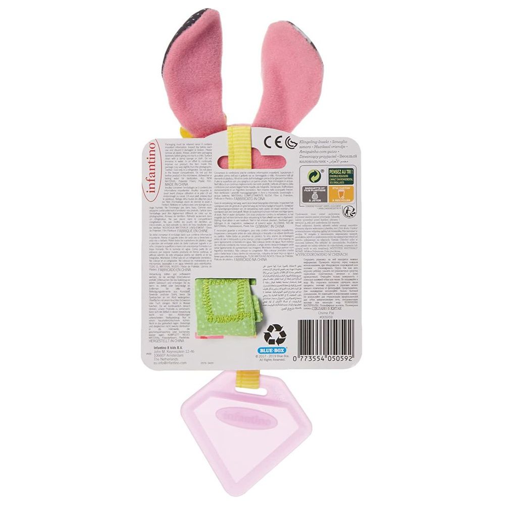 Infantino Chime Pal Rabbit Soft Toy