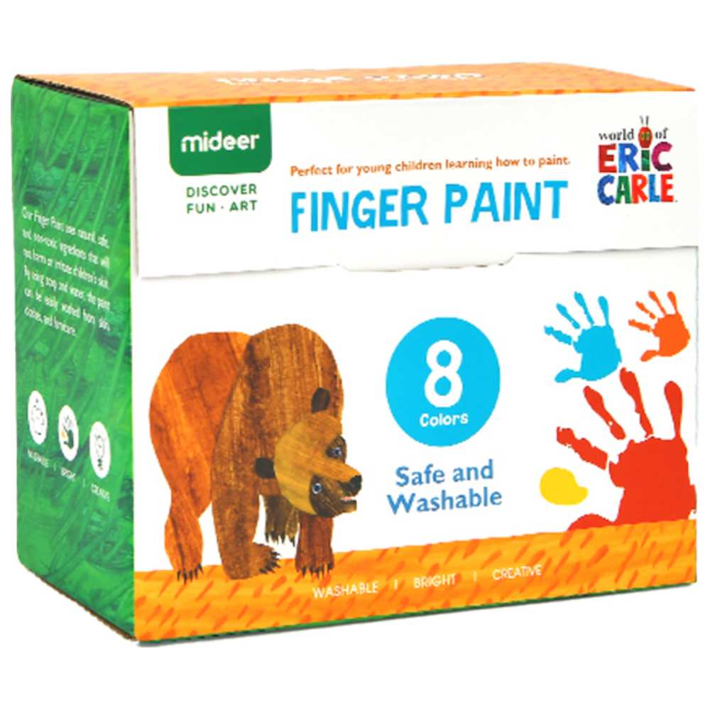 Mideer - Finger Paint - 8 Colors