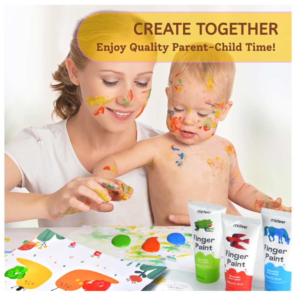 Mideer - Finger Paint - 8 Colors