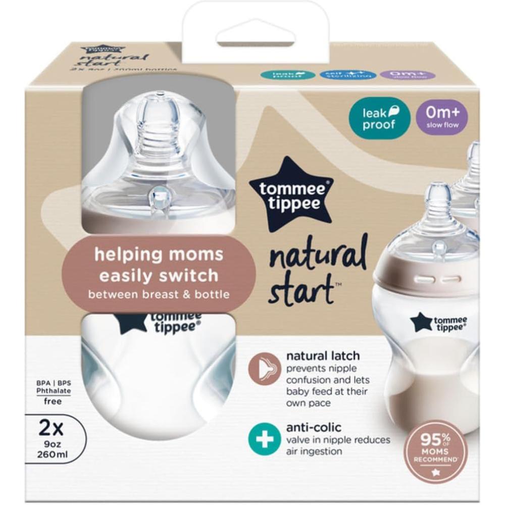 Tommee Tippee - Bottles Self-Sterilizing - Pack of 2 - 260ml