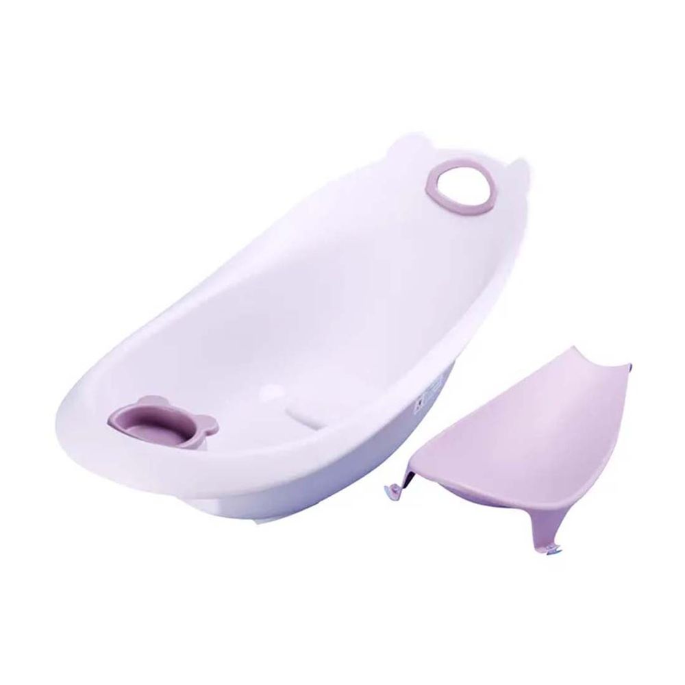 ستار بيبيز - مجموعة حوض استحمام ستيج + كرسي استحمام للمغسلة + ابريق - زهري - 3 قطع