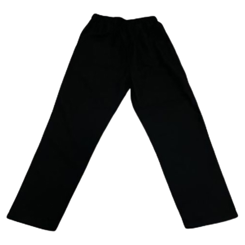 Veronica - 2pc-Set - V-Neck Scrub Uniform With 2 Pockets - White/Black