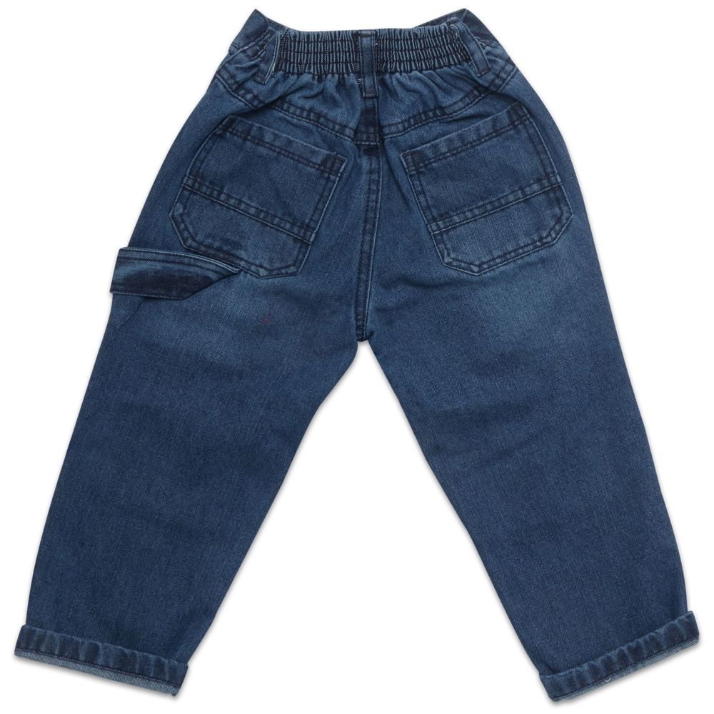Little Kangaroos - Boy Loose Fit Denim Jeans - Dark Blue