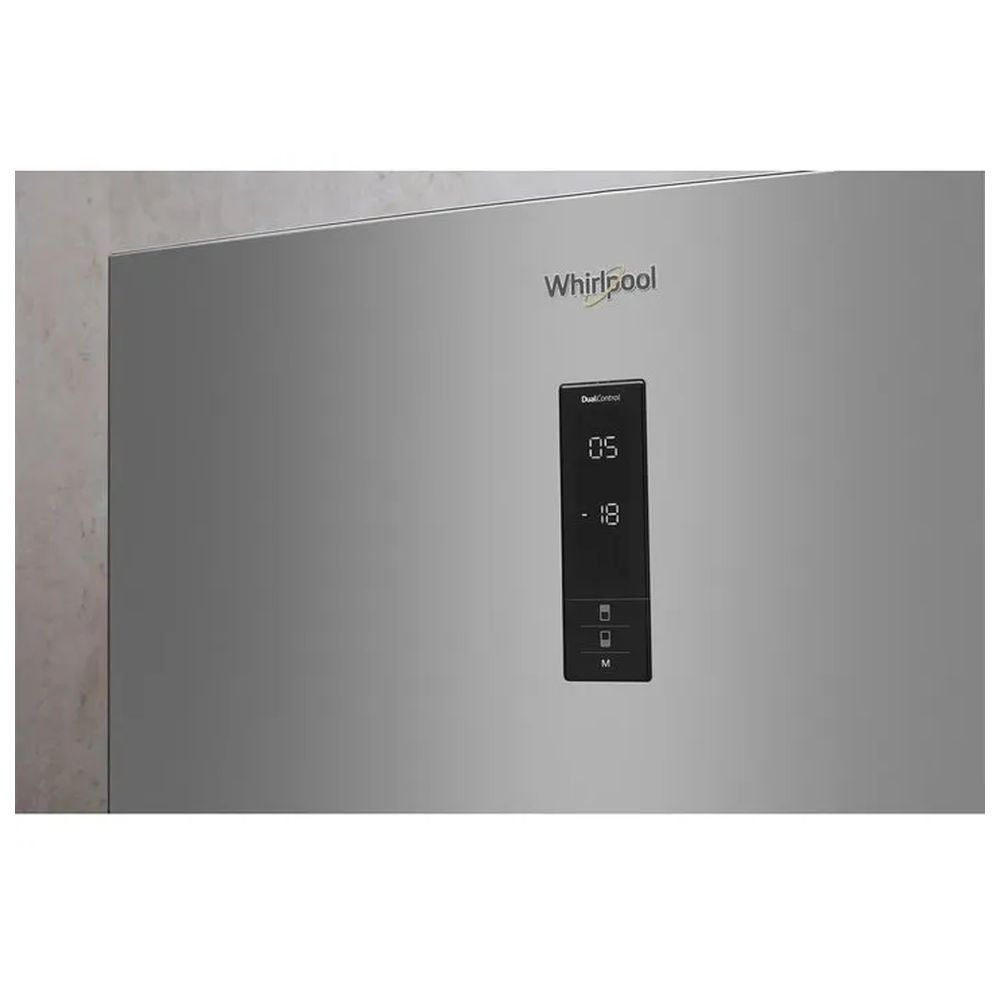 Whirlpool - Free Standing Top Mount Freezer Refrigerator - Silver - 623 L