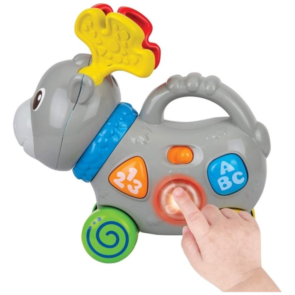 Winfun - Lil' Push Along Moose Toy - Grey