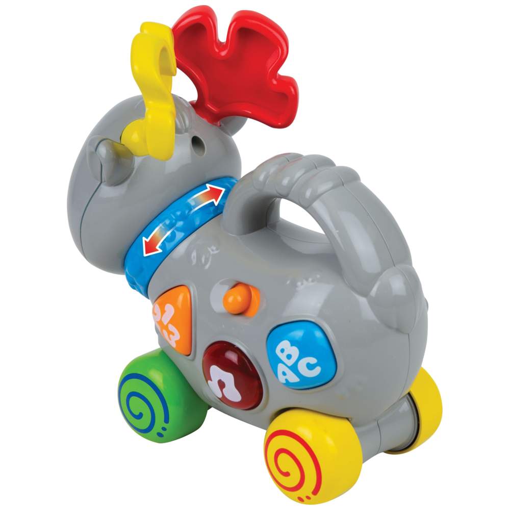 Winfun - Lil' Push Along Moose Toy - Grey