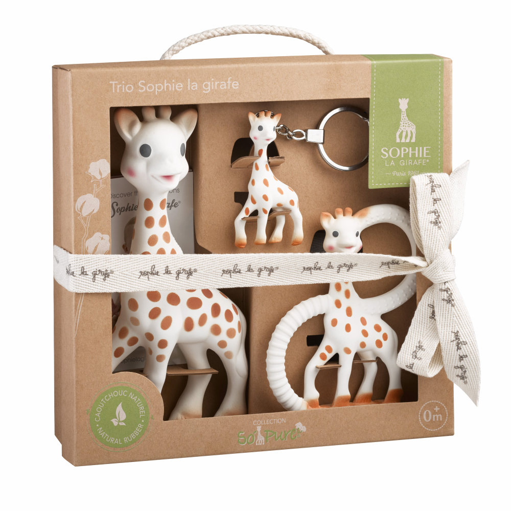 Sophie La Girafe So'Pure Trio Sophie La Girafe Brown Beige