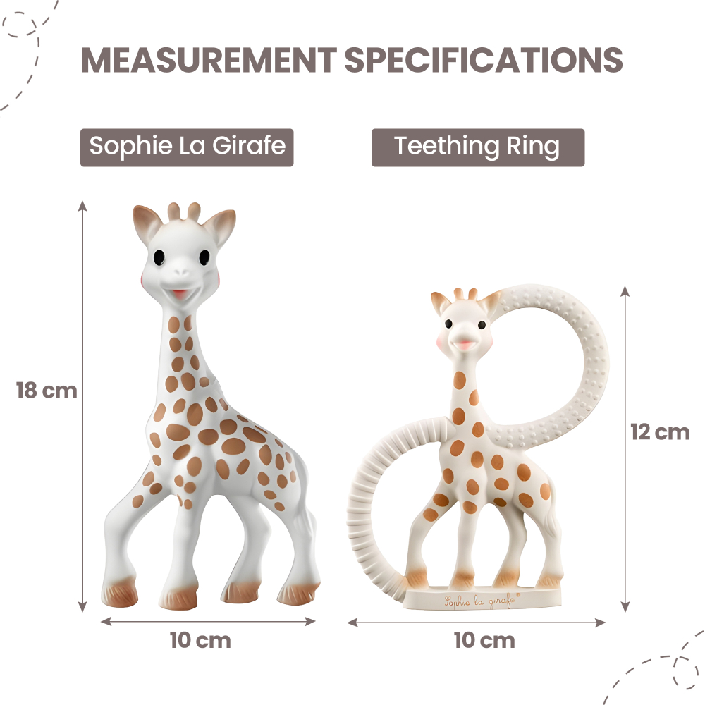 Sophie La Girafe So'Pure Trio Sophie La Girafe Brown Beige