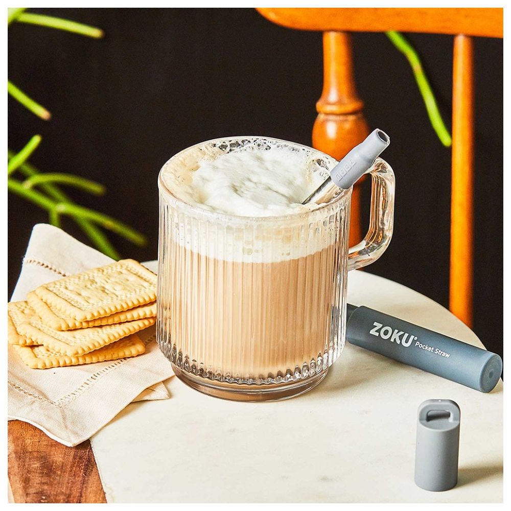 زوكو - مصاصة جيب تو تون قابلة لإعادة الاستخدام - رمادي - عدد 3