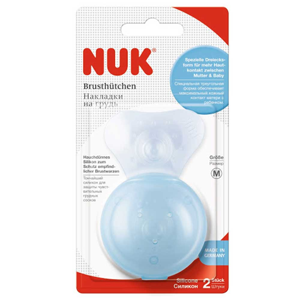 نوك - دروع حماية الثدي - ميديوم - شفاف