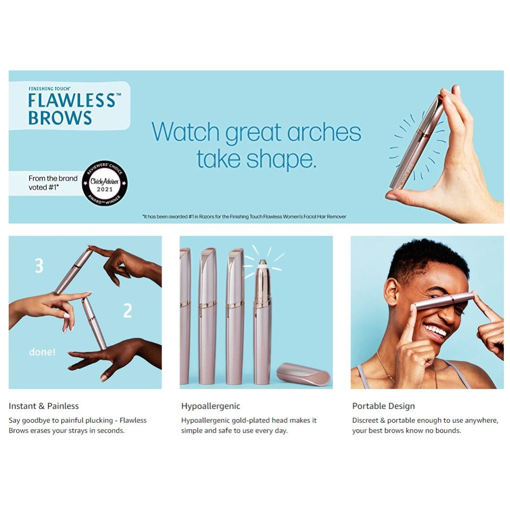 Flawless - Finishing Touch Brows Hair Remover Electric Stick