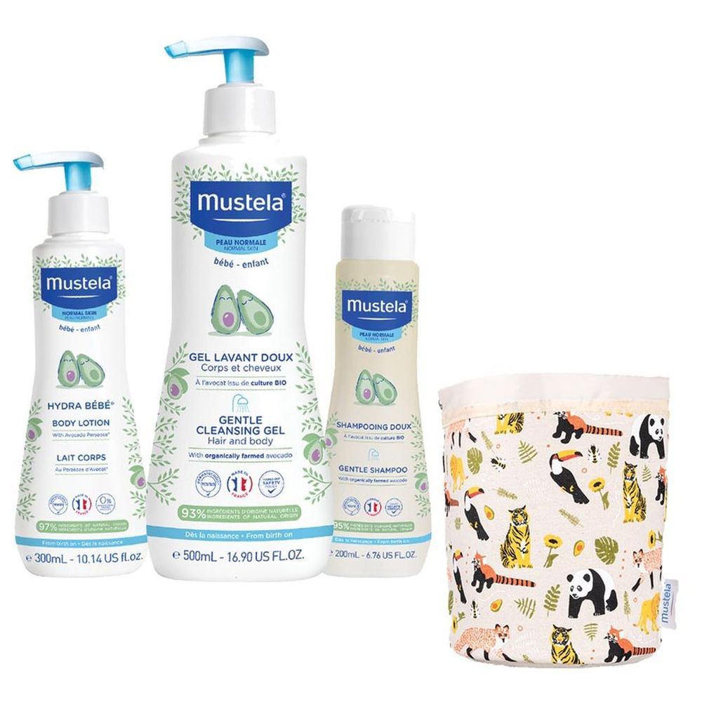 Mustela - Bath And Moisturising Set