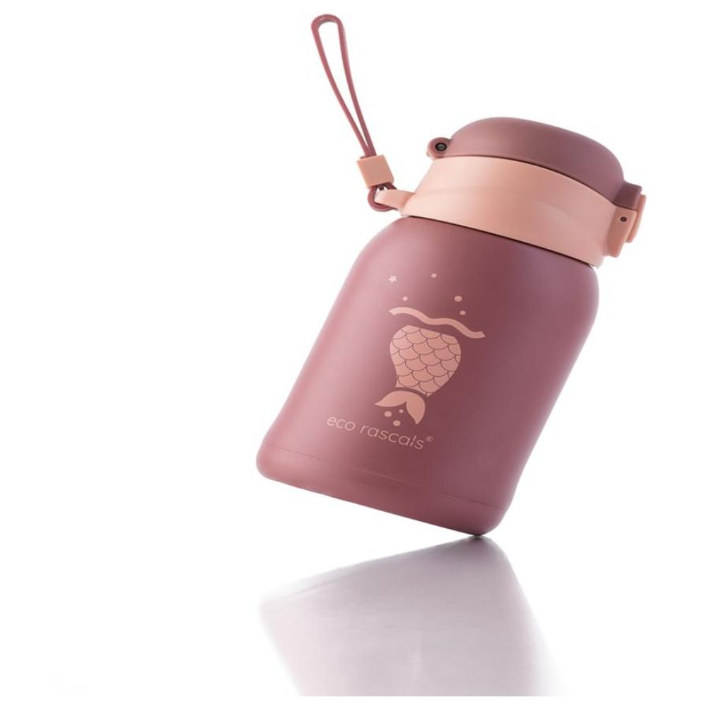 Eco Rascals - 4 Compartement Lunch Box And Water Bottle - 480 ml - Rose