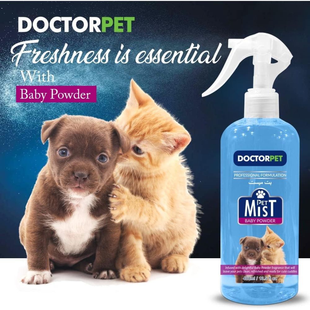 Doctor Pet Baby Powder Cologne 400ML – Hypoallergenic