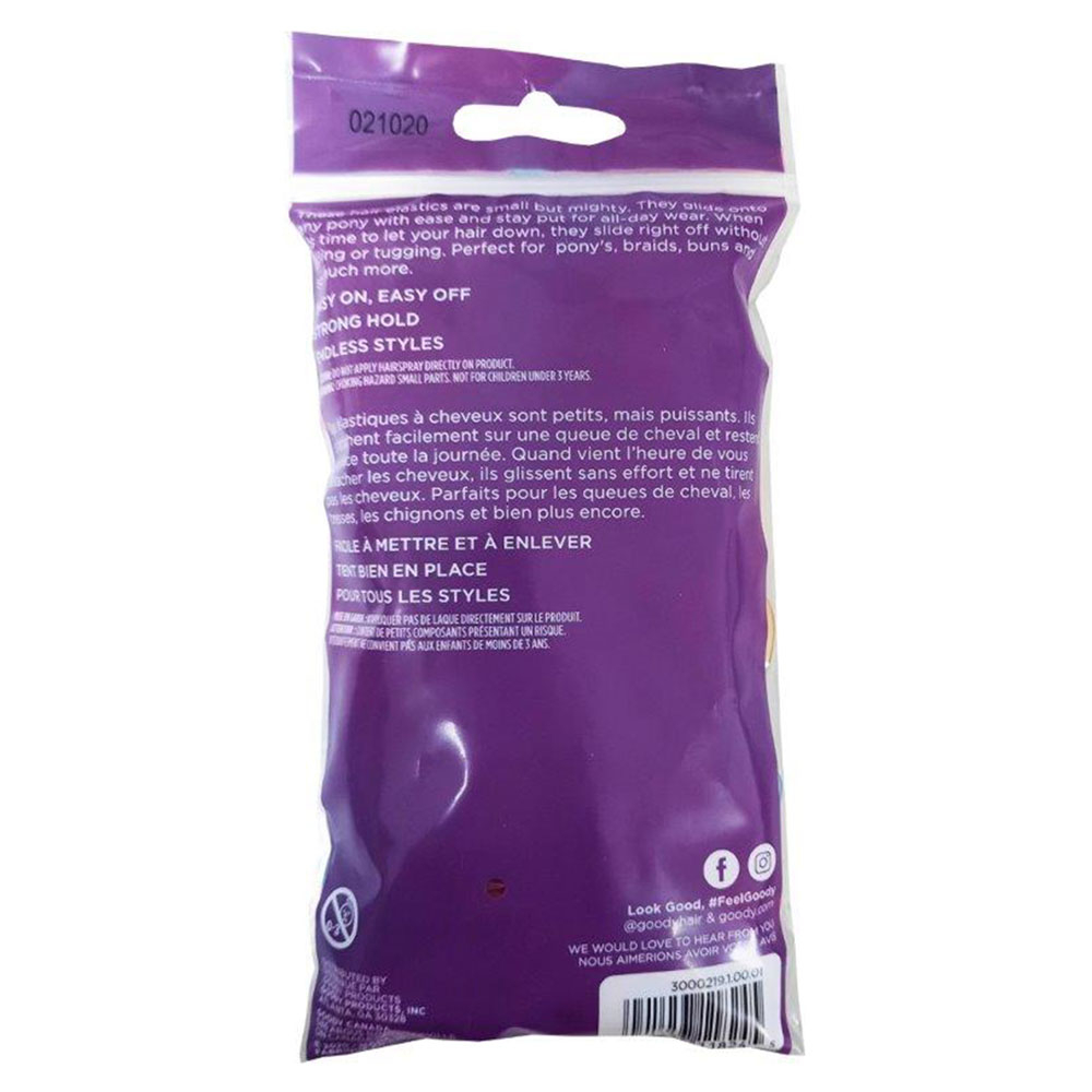 Goody - Girls Ouchless Multicolor Ponyband Elastics 500ct