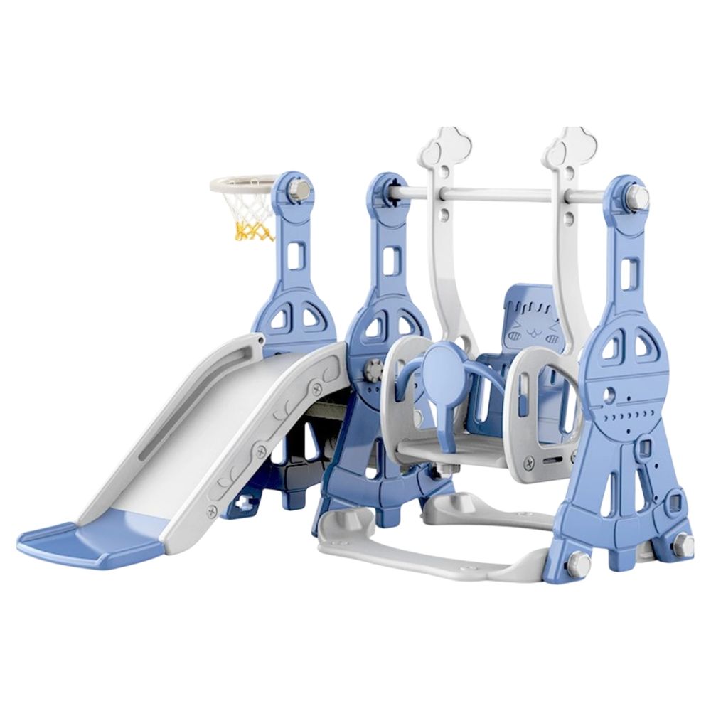 Little Angel Kids Toys Slide & Swing - Blue_3y